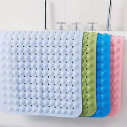 Non-Slip Bathtub Mat Drain Holes and Suction Cup