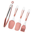 4pcs/set Mixing Scraper Cream Blade Silicone Food Clip Oil Brush Baking Tools