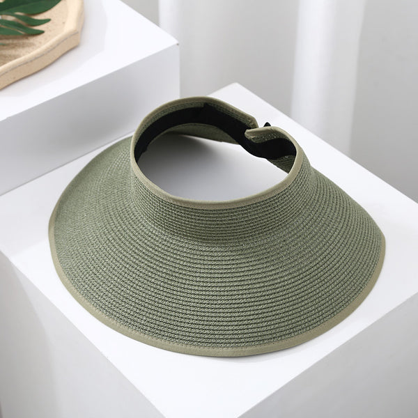 Women'sFoldable Wide Brim Beach Straw Hat