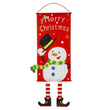 Christmas Door Sign Decorative House Flag Christmas Door Window Banner