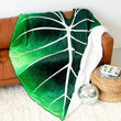 Soft  Large Leaf Shape Blanket Soft