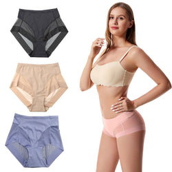 4pack Women's High Waisted Mesh Underwear