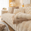 Imitation Fur Plush Sofa Cover Soft Sofa Slipcover