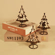 Set of 6 Tea Light Candle Holders Christmas Decoration