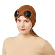 Winter Hat with Lenses Goggle Beanie