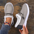 Women Snow Boots Winter Plus Velvet Thick Flat Loafers