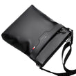 Men Leather Black Bag Shoulder  Business Bag