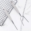 2pack Extendable Stainless Steel BBQ Fork U-shaped Grill Fork