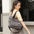 Casual Canvas Large Capacity Multi-pocket Shoulder Bag