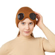 Winter Hat with Lenses Goggle Beanie