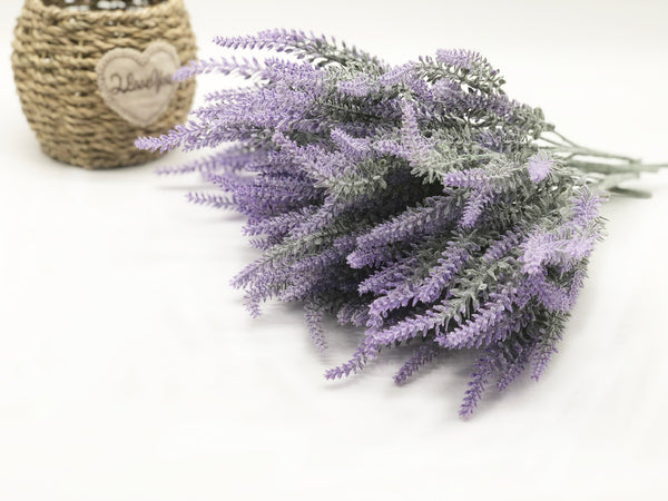Lavender Plastic Flower Home Decor