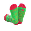 I'M WATCHING CHRISTMAS MOVIES Letter Print Warm Medium Tube Socks