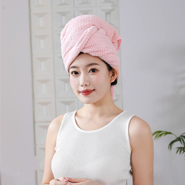Large Super Absorbent Quick Dry Hair Towel Wrap
