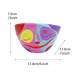 Colorful Face Pattern Resin Flowerpot