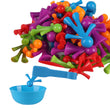 1 Set Animal Counting Toy Colorful Educational Creative Rainbow Counting Toy