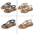 Womens Rhinestone Flip Flops Summer Flat Sandals