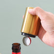 Magnetic Automatic Beer Opener Stainless Steel Push Down Bottle Opener