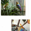 Stake Resin Decor Bird Resin Garden Decor