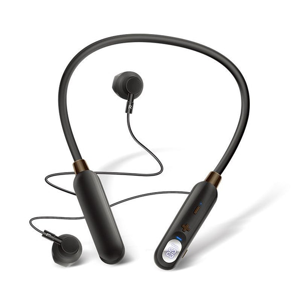 Wireless Bluetooth Headset Sports Running Binaural Hanging Neck Earphone