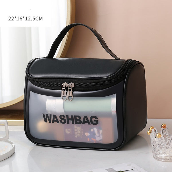 Clear Makeup Cosmetic Bag with Handle Storage Bag