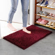 50*80cm Rectangle Chenille Bath Rug Kitchen Rug Pad Non-Slip Floor Mat