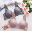 Women Non Steel Ring Front Buckle Underwear Bra