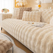 Imitation Fur Plush Sofa Cover Soft Sofa Slipcover