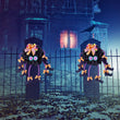 Halloween WreathSpider With Ribbon Bows