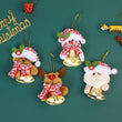 4pcs Christmas Hanging Decor Ringbell Decor