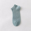 6pairs Men Mesh Low Cut Solid Color Socks