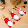6pcs Christmas Gnome Knife Fork Holder Cutlery Cover Organizer