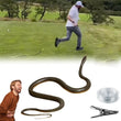 Snake Prank With String Clip Funny Large Realistic Rubber Snake
