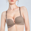 Women High Quality Front Closure Push Up Wireless Bra for Cup A/B