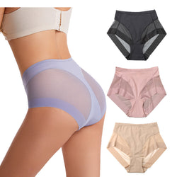 4pack Women's High Waisted Mesh Underwear