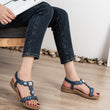 Womens Rhinestone Flip Flops Summer Flat Sandals