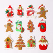 11pcs/12pcs Christmas Gingerbread Ornaments