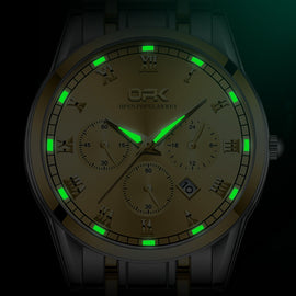 Analog Quartz Men's Watch with Calenda Display