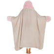Women Winter Hooded Wearable Cartoon Hoodie Blanket