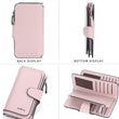 Women PU Leather 15 Card Holder Long Wallet
