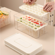 2layers 56Grids Ice Maker with Storage Cube