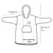Fleece Warm Hooded Wearable Blanket