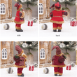 30cm Rustic Christmas Santa Claus Figurine Xmas Decoration