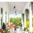 3pcs Plastic Ivy Hanging Plants with Flower