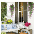 3pcs Plastic Ivy Hanging Plants with Flower