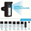 1pc Adjustable No-Drill Doorbell Bracket Doorbell Holder