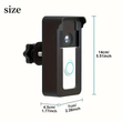 1pc Adjustable No-Drill Doorbell Bracket Doorbell Holder