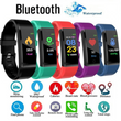 Heart Rate Blood Pressure Monitor Fitness Smart Bracelet Smartwatch