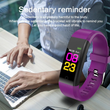 Heart Rate Blood Pressure Monitor Fitness Smart Bracelet Smartwatch