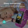 Heart Rate Blood Pressure Monitor Fitness Smart Bracelet Smartwatch