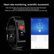 Heart Rate Blood Pressure Monitor Fitness Smart Bracelet Smartwatch
